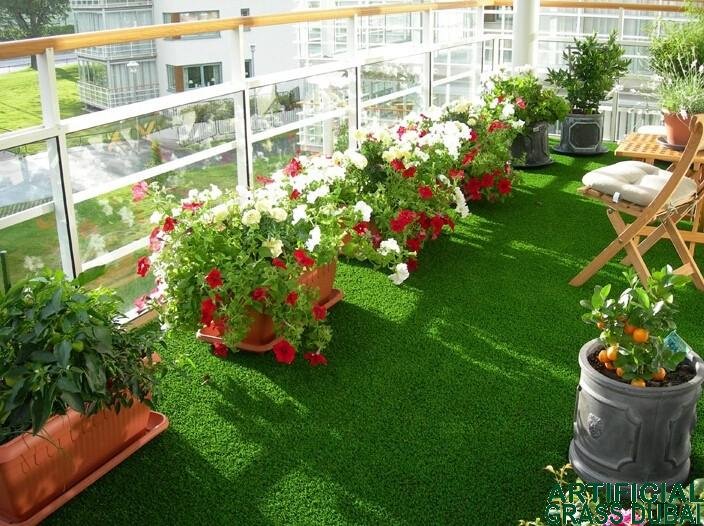 artificial grass balcony